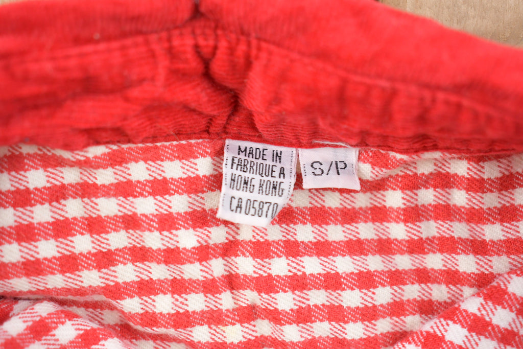 Vintage 1980s Espirit Checkered Button Up Shirt