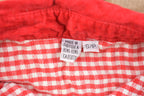 Vintage 1980s Espirit Checkered Button Up Shirt