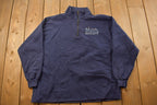 Vintage 1990s Boston Skyline Quarter Zip Sweatshirt