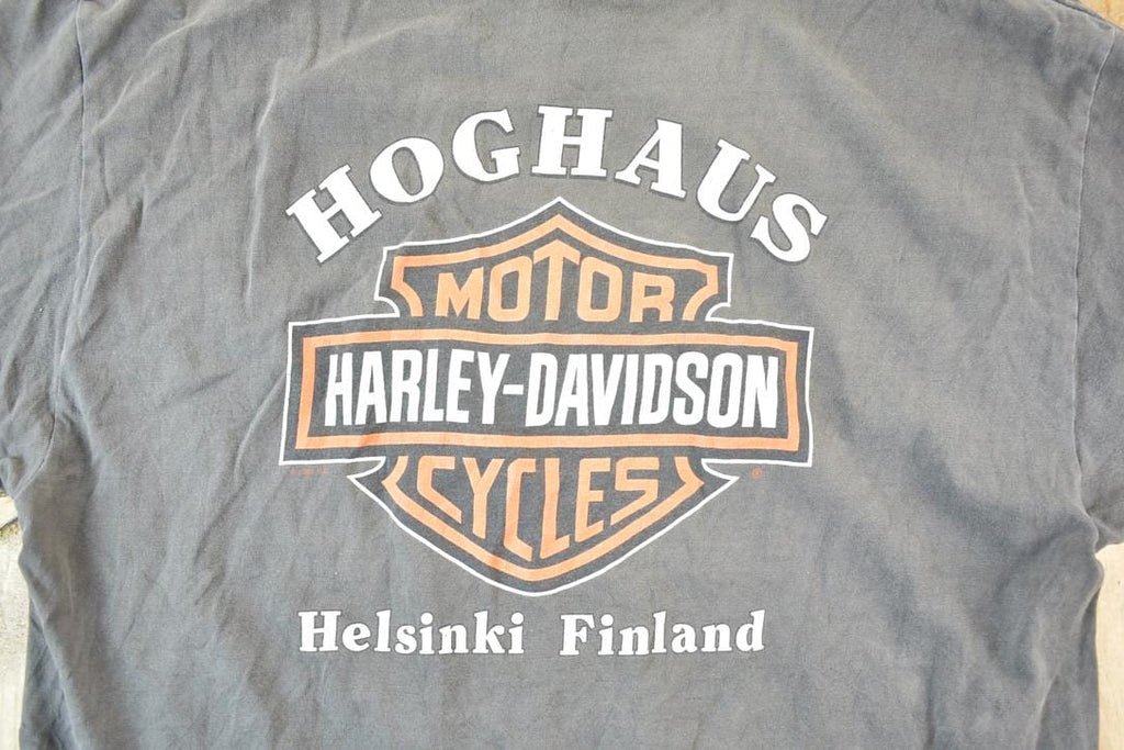Vintage 1990s Harley Davidson Motorcycles T-Shirt Mens L