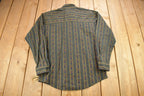 Vintage 1990s Rocky Mountain Clothing Striped Button Up Shirt
