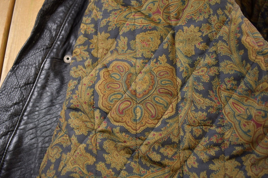 Vintage 1980s Mario Zeli Leather Jacket