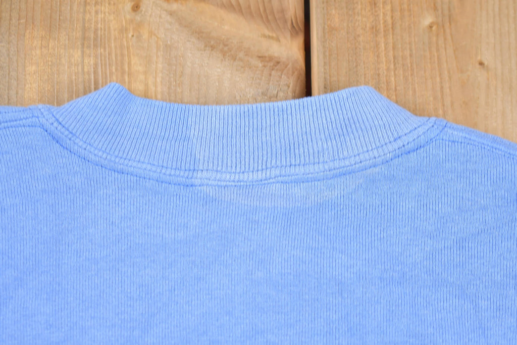 Vintage 1990s Russell Athletics Blank Blue Crewneck Sweatshirt