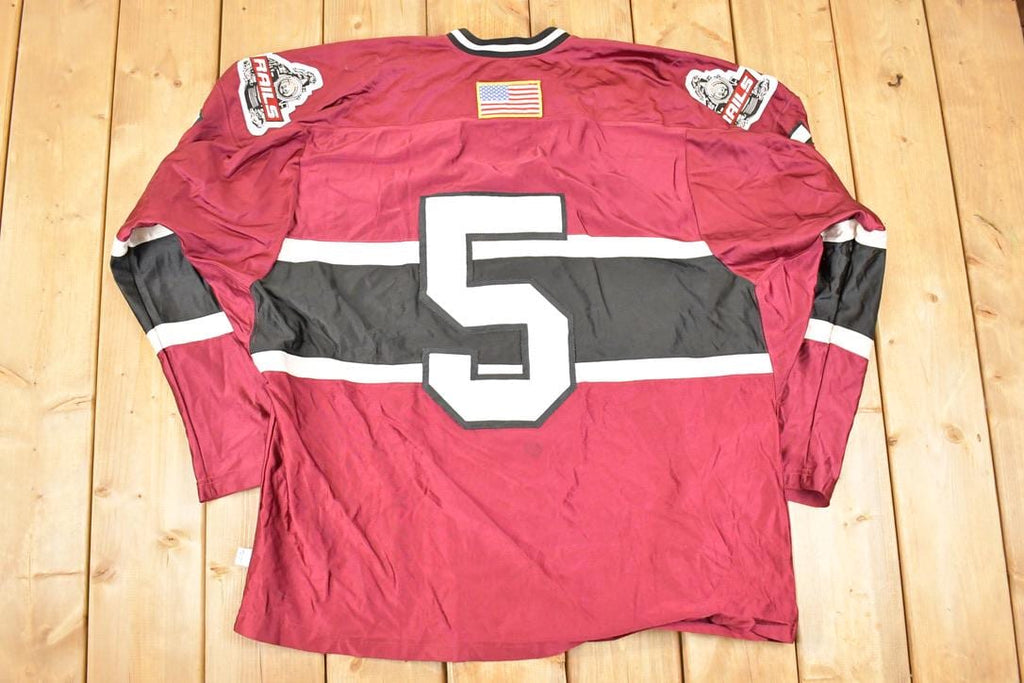 Vintage 1990s Rails USA Embroidered Hockey Jersey Mens XXL