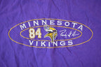 Vintage 1990s Minnesota Vikings NFL Football Graphic T-Shirt Made In Mexico