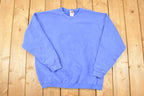 Vintage 1990s FOTL Premium Heavyweight Blank Crewneck Sweatshirt Men's L