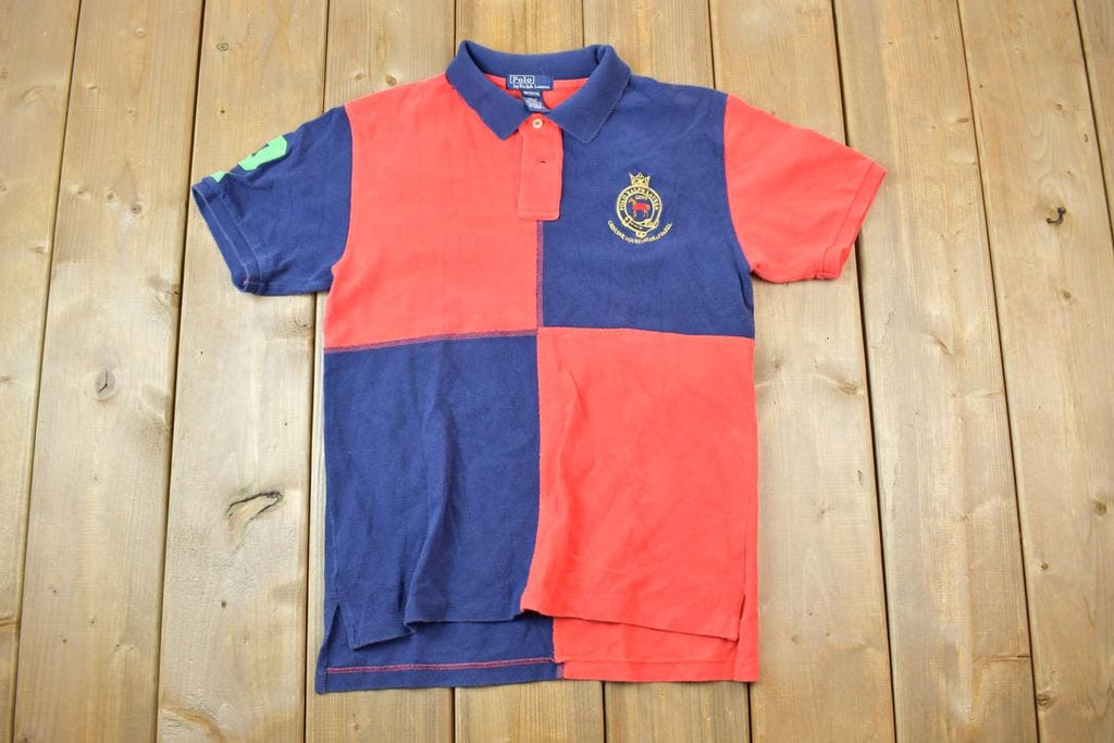 Vintage 1990s Polo Ralph Lauren Quarter Button Dress Up Shirt