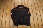 Vintage 1990s Harley Davidson Zip Up Sweater
