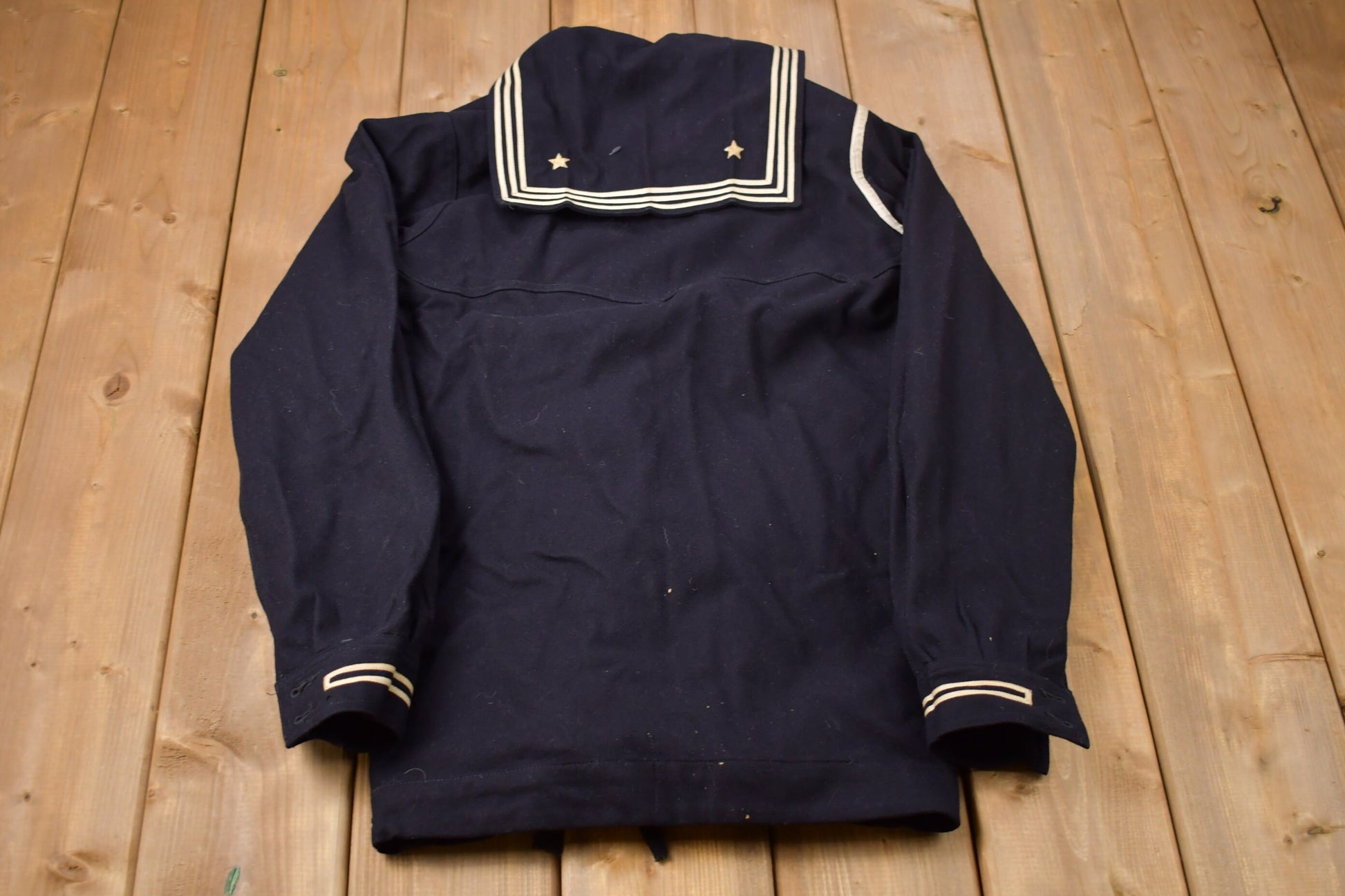 Vintage 1940s WWll Naval Clothing Factory Wool Sweater