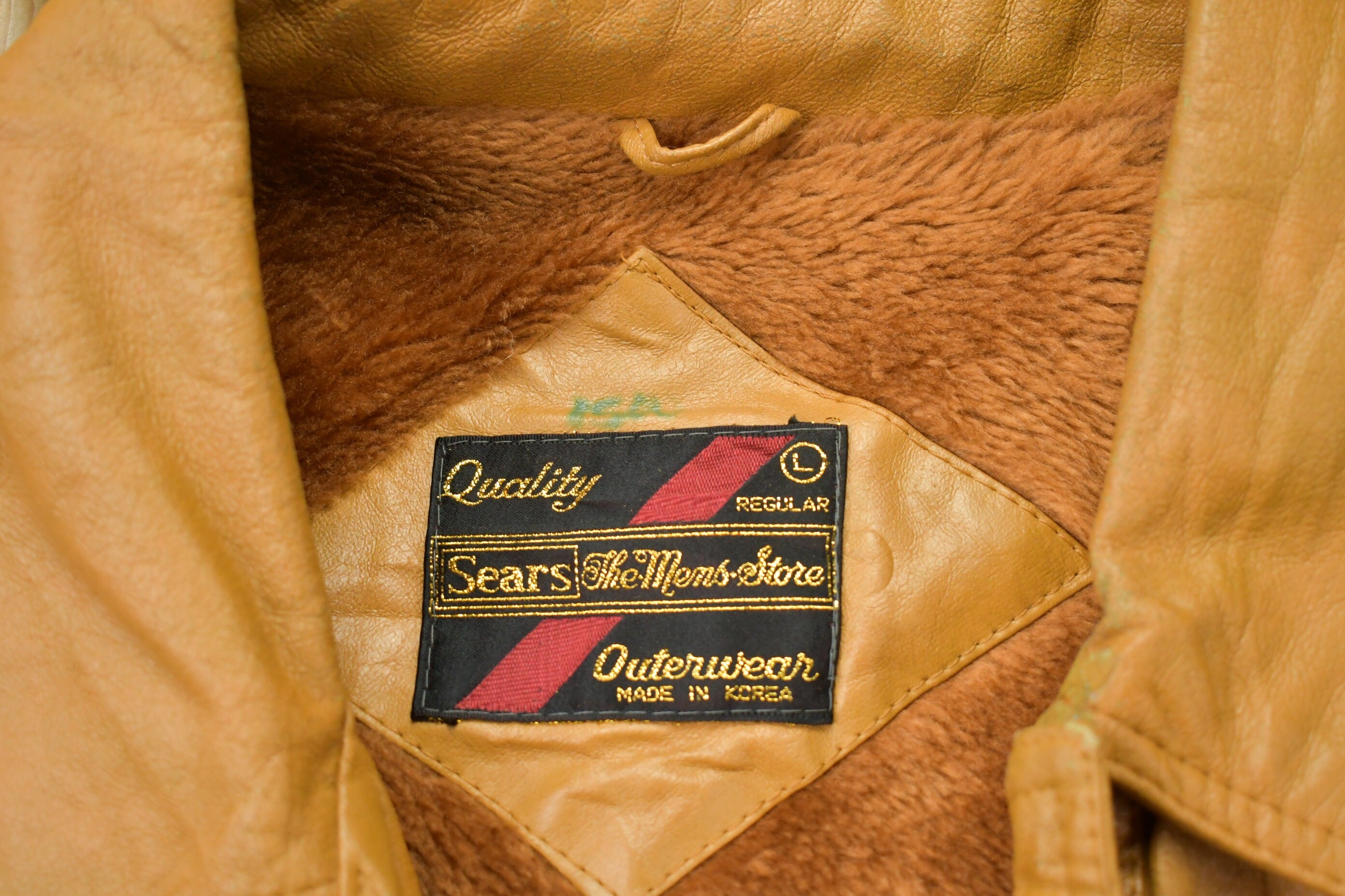 Vintage 1980s Sears Leather Jacket