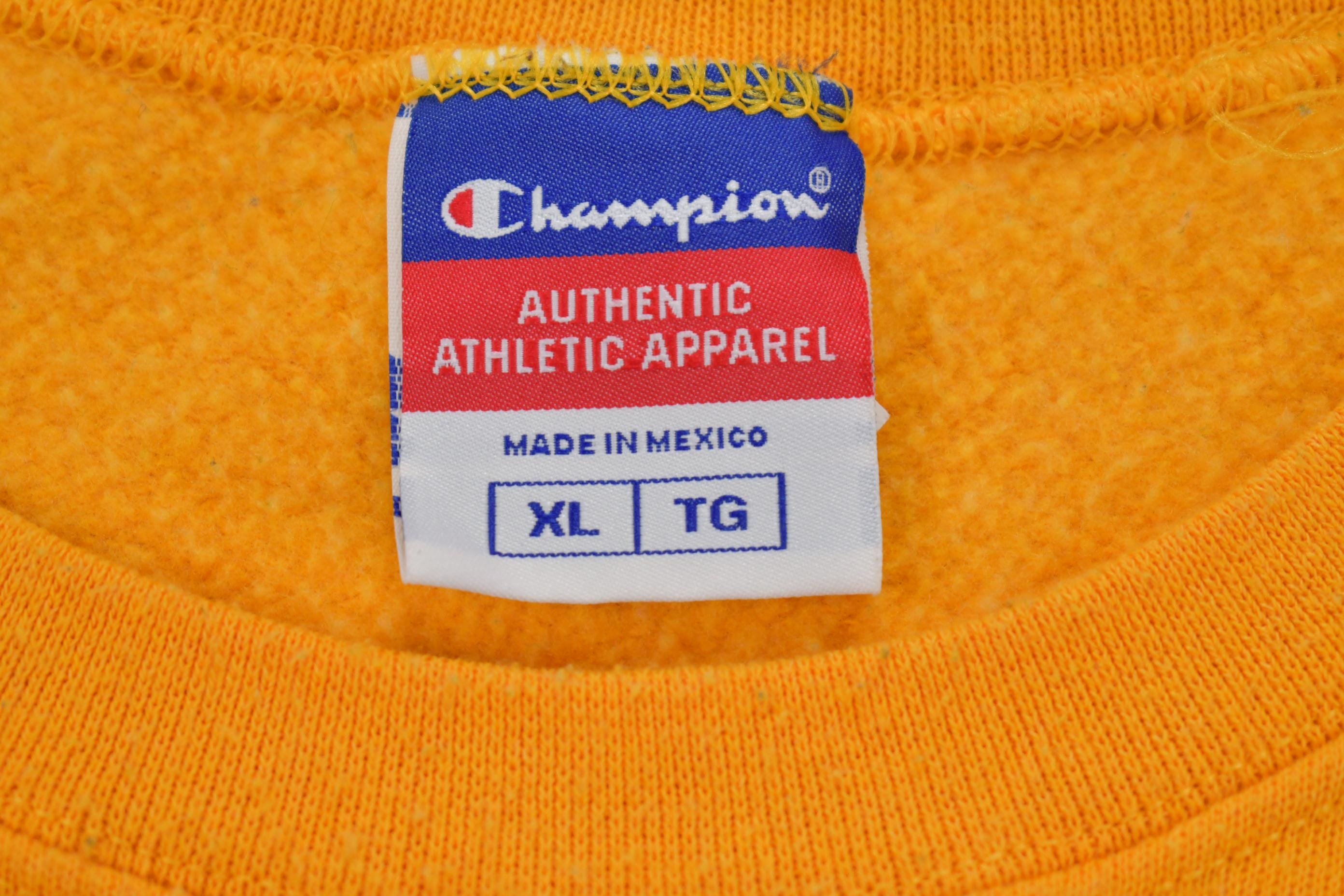 Vintage Y2K Champion Small Logo Embroidered Crewneck Sweatshirt - XL