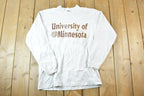 Vintage 1990s Jansport University Of Minnesota Collegiate Long Sleeve T-Shirt Mens L  Made IN USA  NCAA Tee  Americana  Sportswear