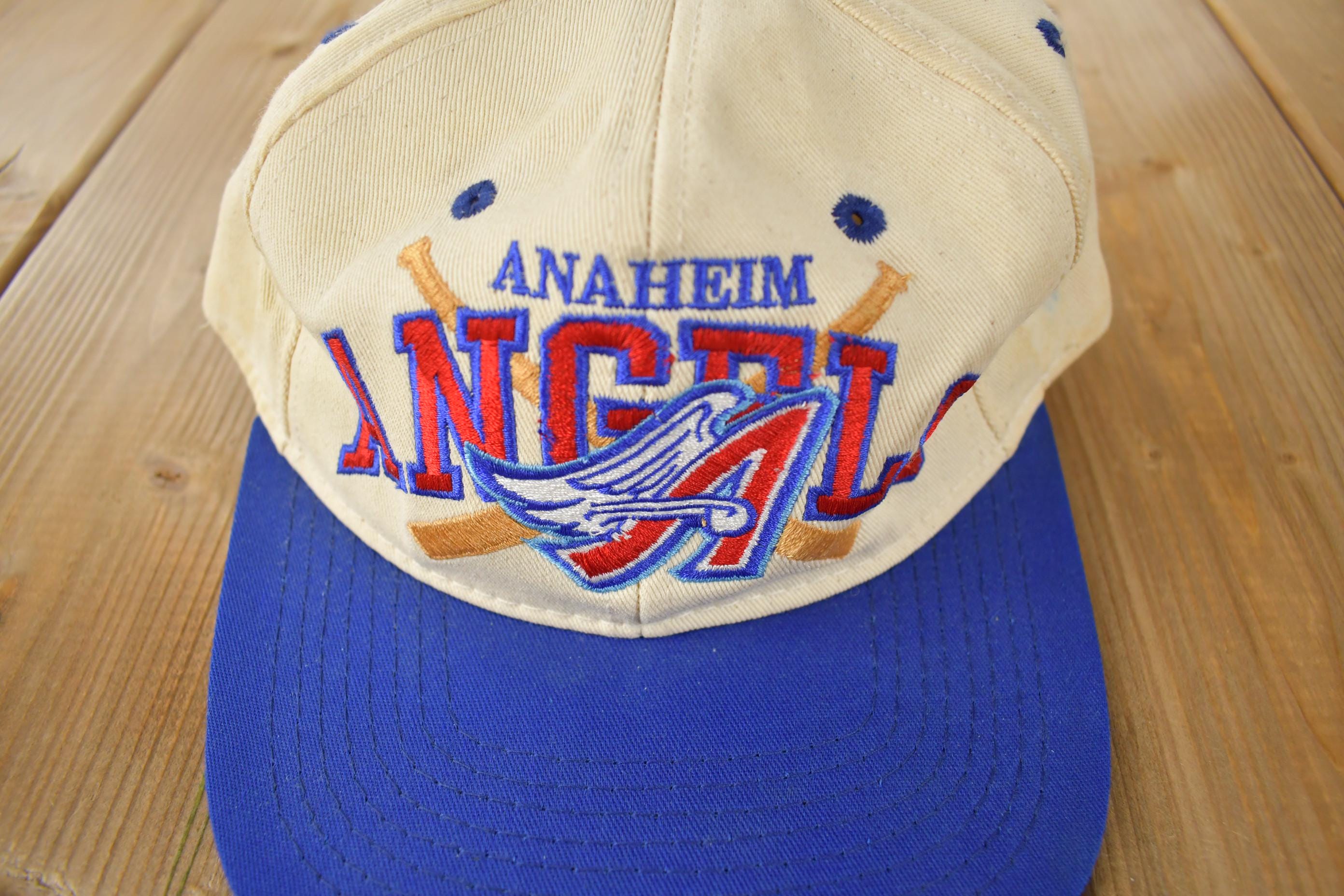 Vintage 1990s Anaheim Angels MLB Baseball Snap Back Hat