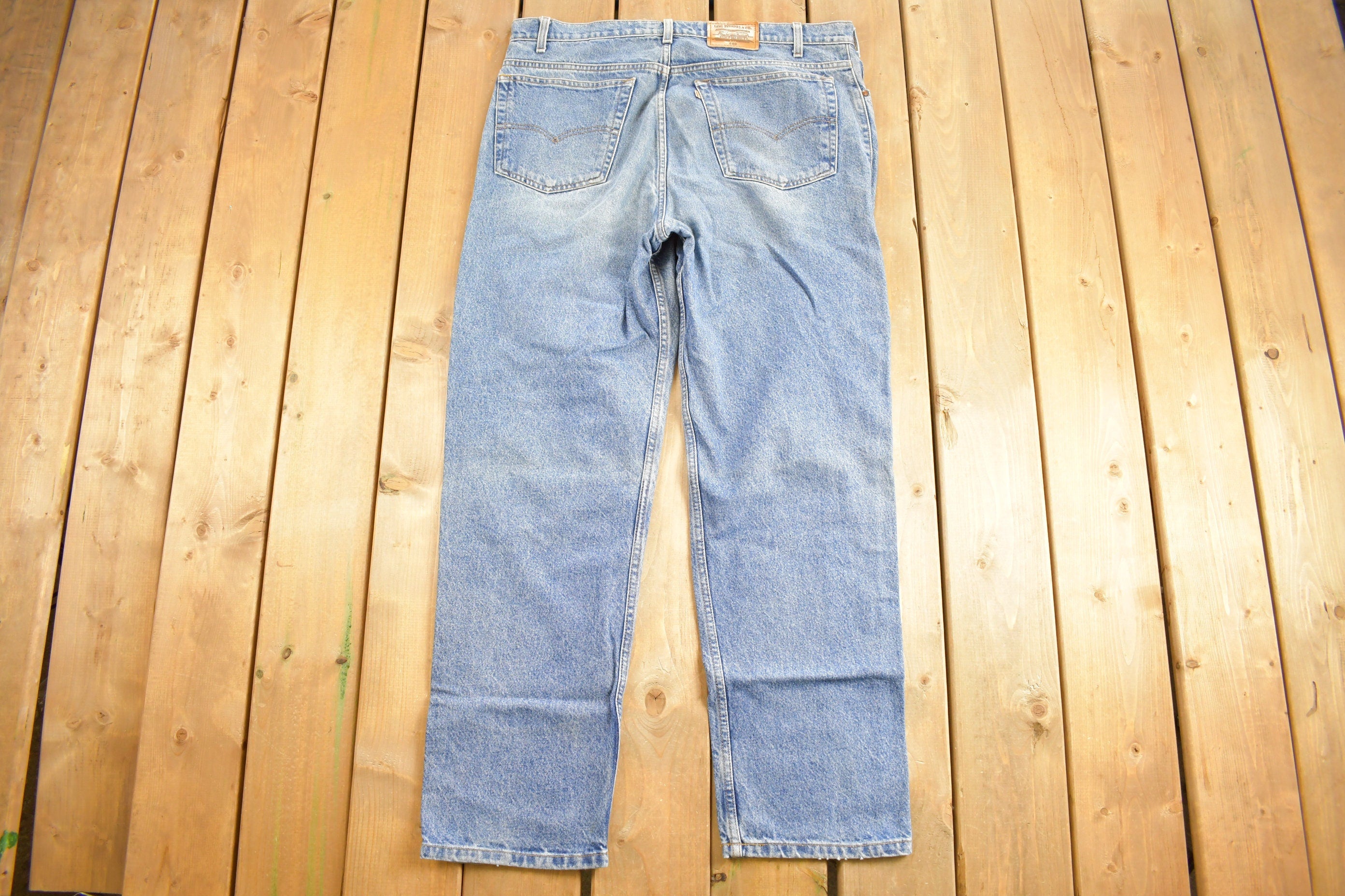 Vintage 1990s Levi's Signature 540 Brown Tab Jeans Size 39 x 32