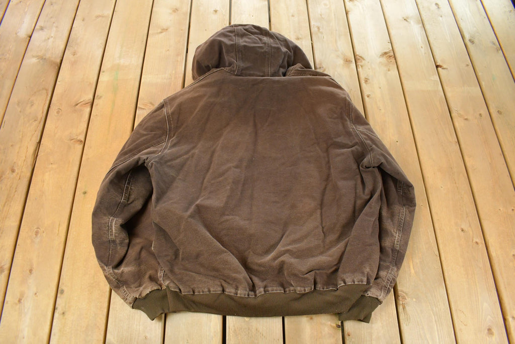 Vintage 1990s Carhartt Hooded Jacket Men's XL