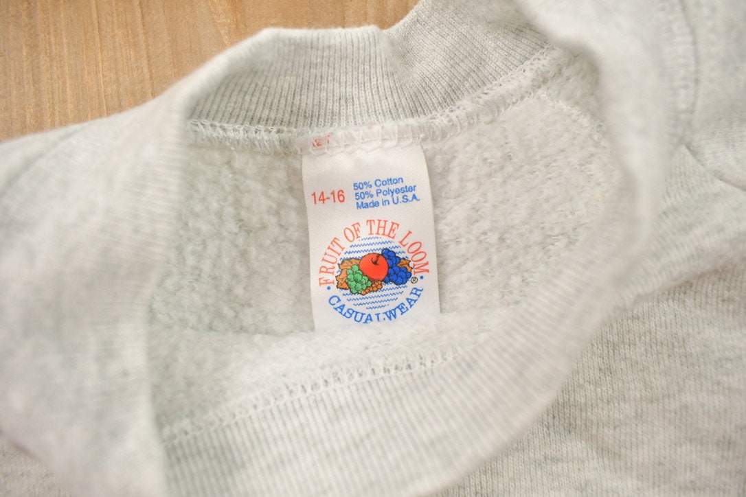 Vintage 1990s Youth Frog Crewneck Sweatshirt