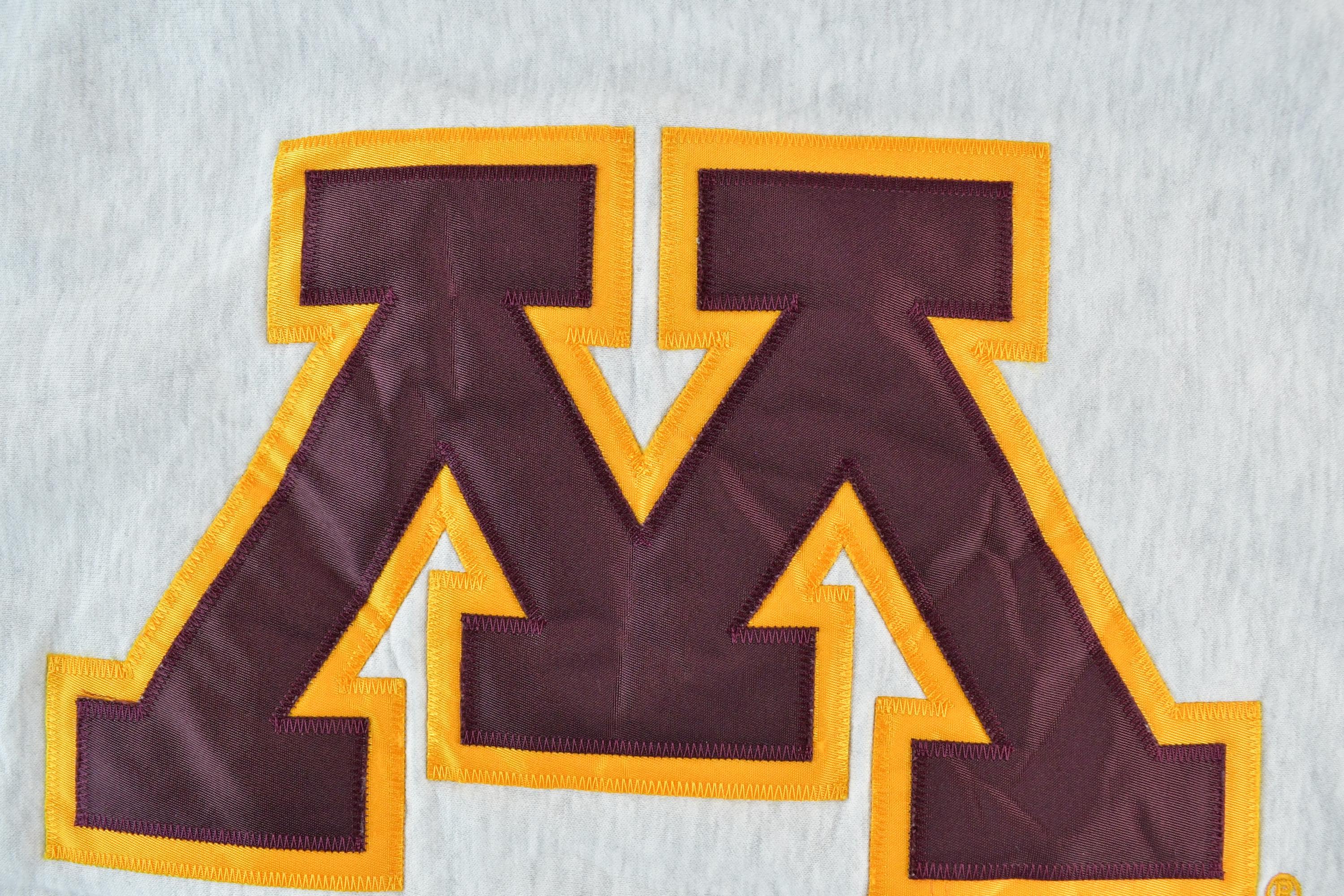 Vintage 1990s Minnesota Cross Grain University Embroidered Crewneck