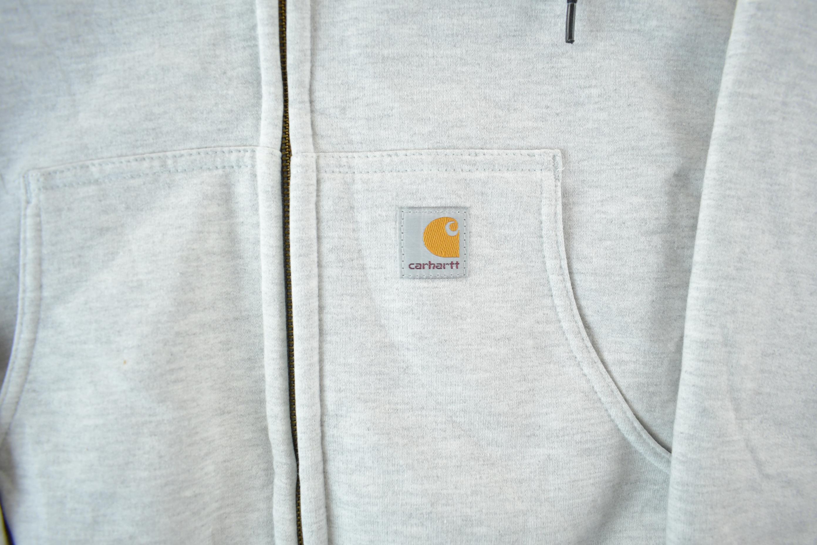 Vintage 1990s Carhartt Zip Up Thermal Hoodie