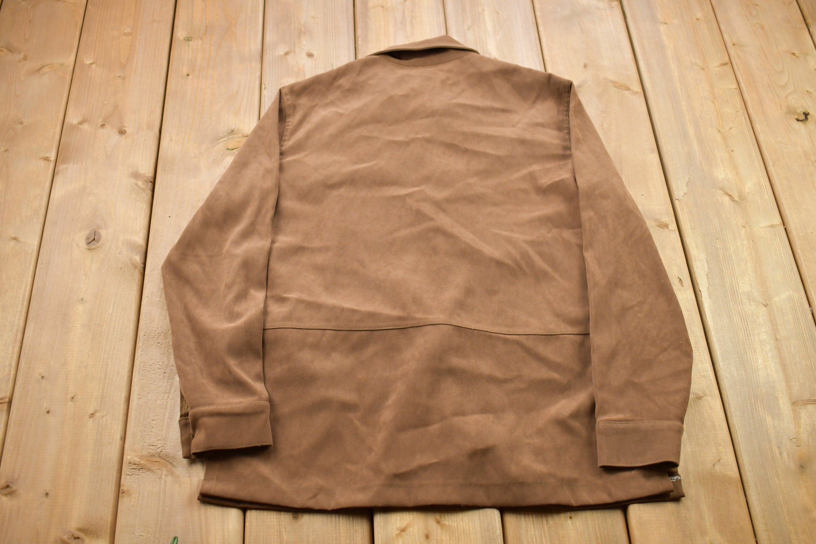 Vintage 1990s Mandee Blank Brown Button Up Shirt