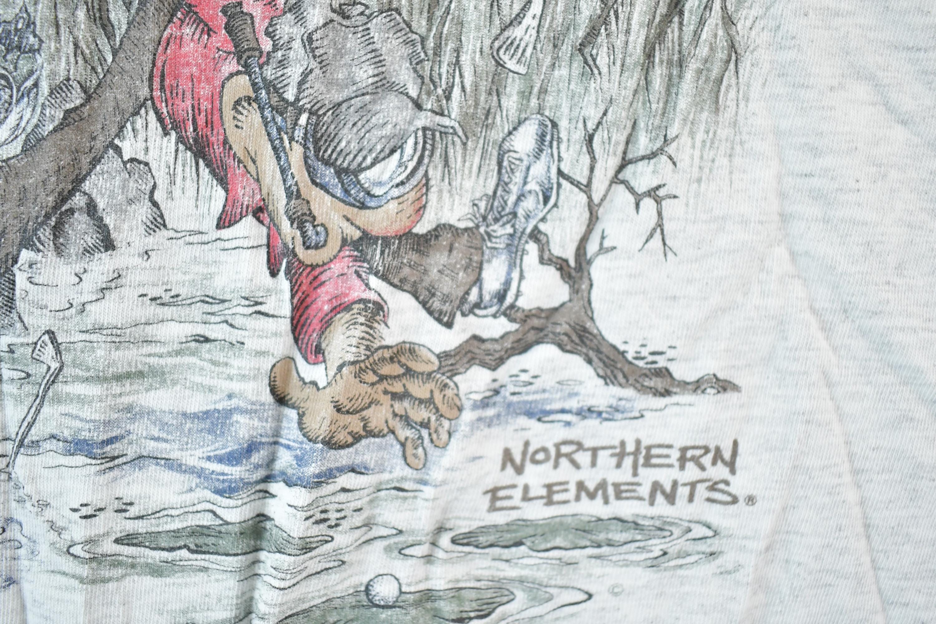 Vintage 1990s Fooore Get It Golfing Accident Souvenir T-Shirt Mens XL