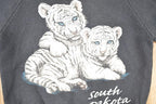 Vintage 1980s Alore South Dakota White Lions Souvenir Travel Sweater Youth 2