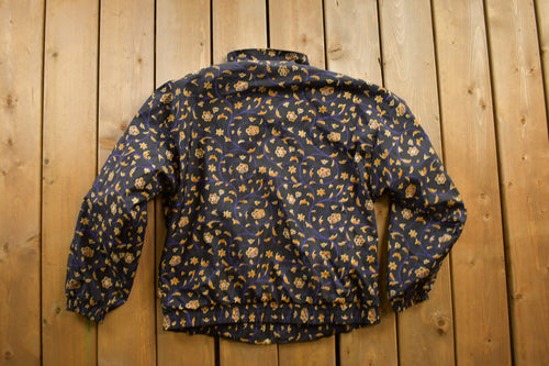 Vintage 1990s USA Olympic Abstract Pattern Windbreaker Jacket / Streetwear / Light Jacket / Vintage Windbreaker/ JC Penny