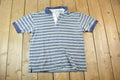 Vintage 1990s LL Bean Striped Button Up Polo Style Shirt