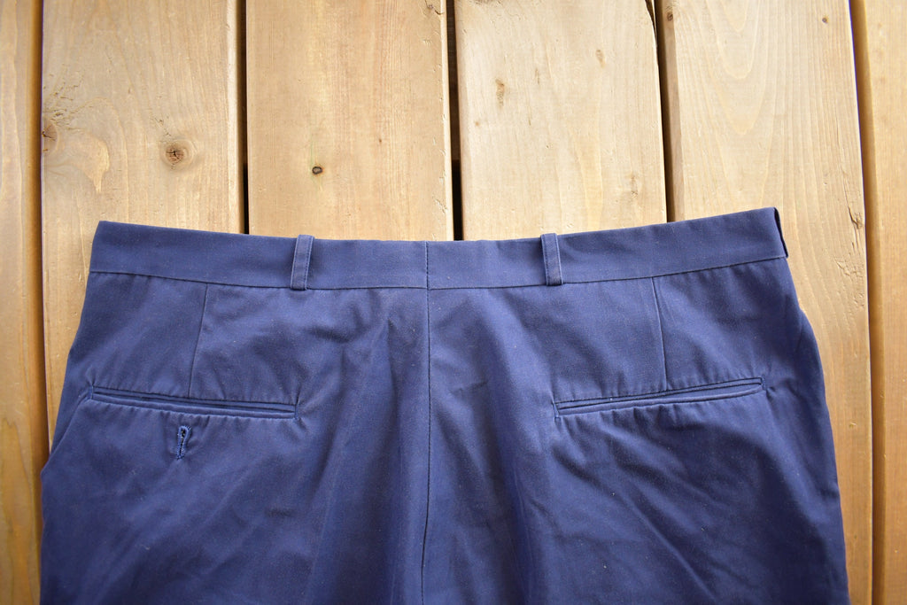 Vintage 1980s Blue Slacks Size 38x30