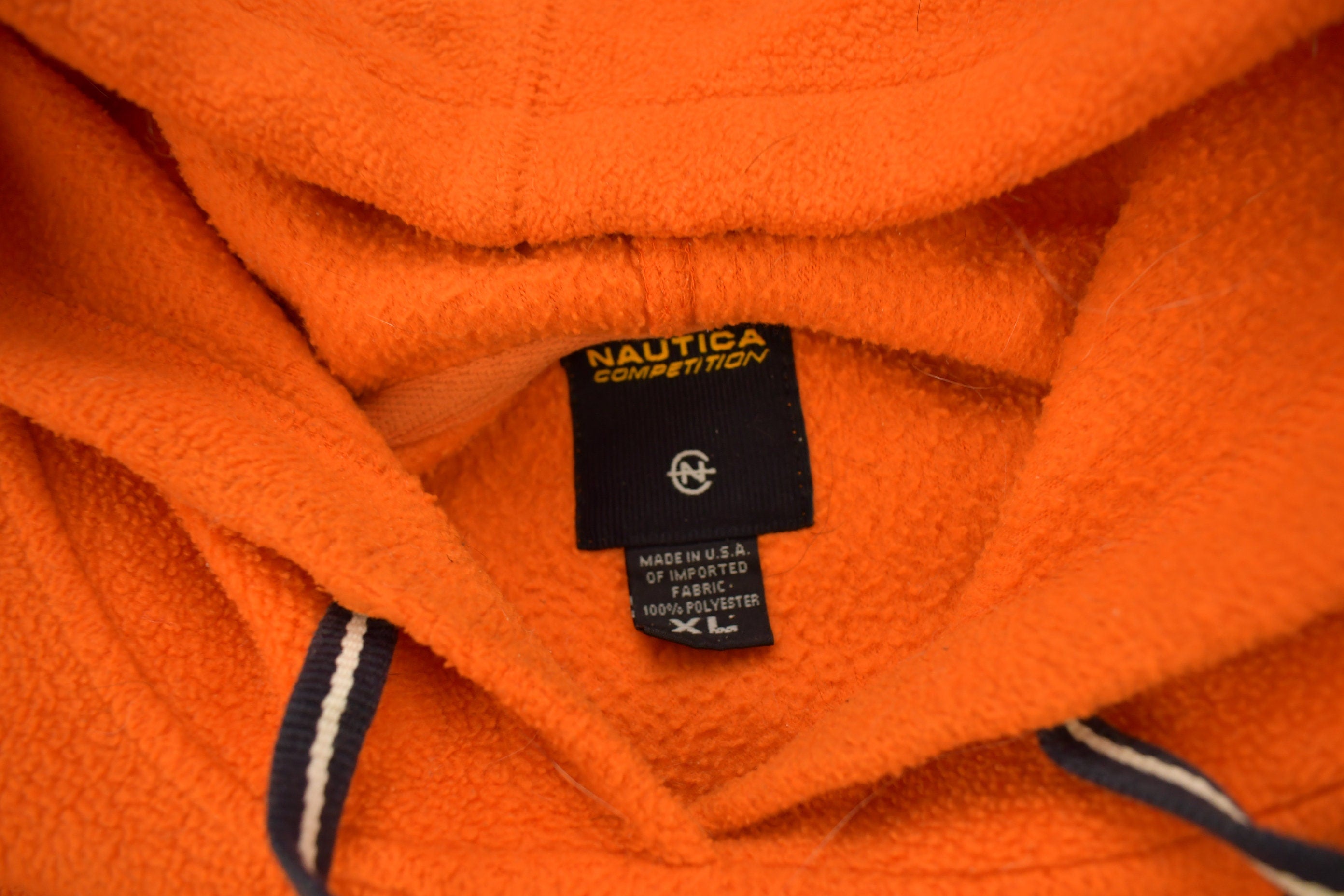 Vintage 1990s Nautica Competition Fleece Hoodie