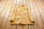 Vintage 1990s Richmond Brothers Yellow Leather Jacket