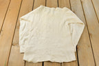 Vintage 1980s Thermal Crewneck Undershirt Mens S /