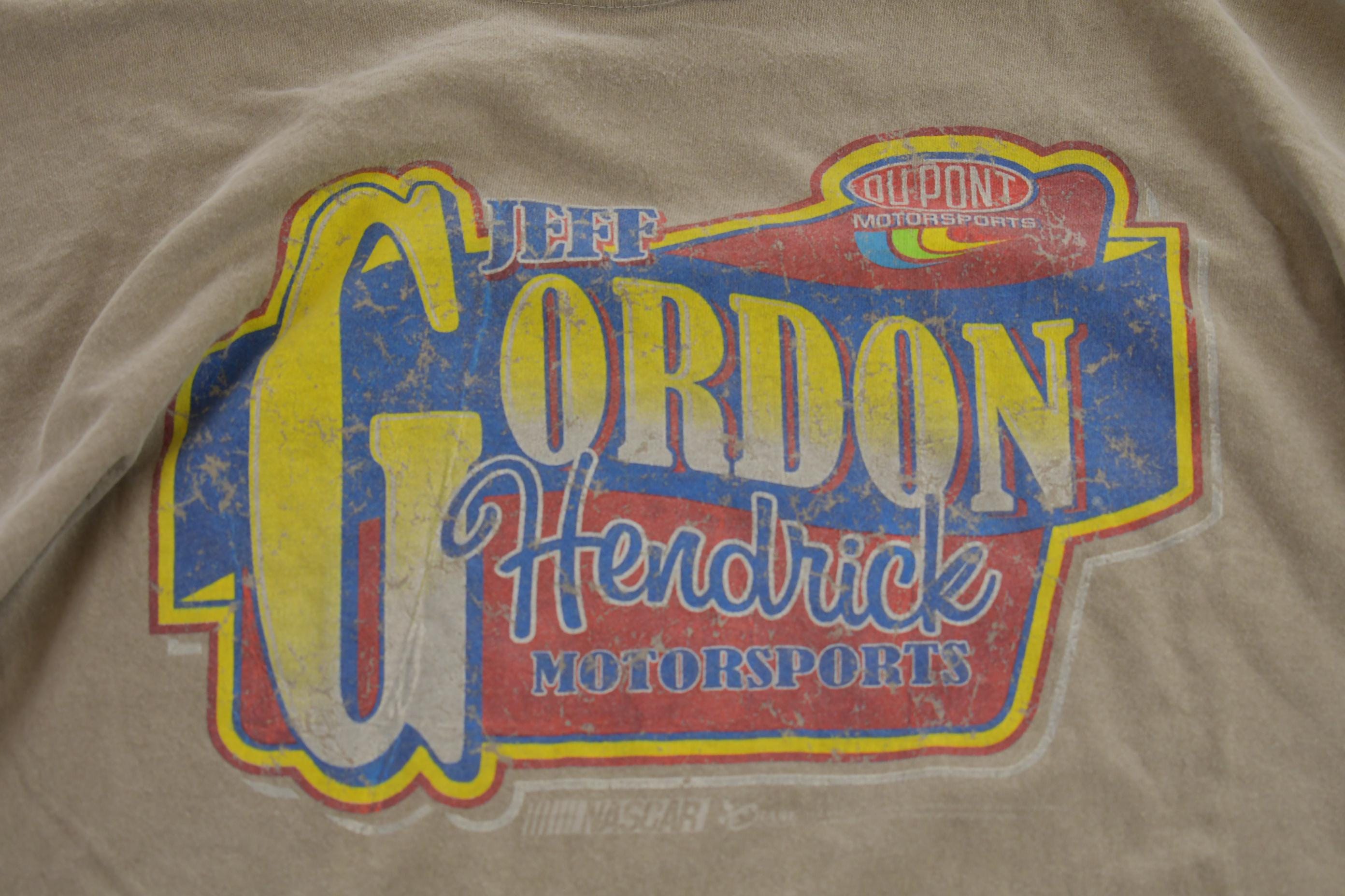 Vintage 1990s Nascar Jeff Gordon Hendrick Graphic T-Shirt / 90s / Vintage Streetwear / Graphic T-Shirt / Single Stitch / 100% Cotton