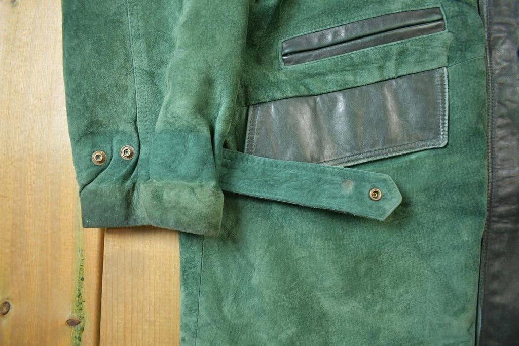 Vintage 1980s Danier Faded Suede Leather Jacket