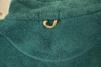 Vintage 2001 Toronto RV Show Quarter Zip Suede Patch Fleece Sweater