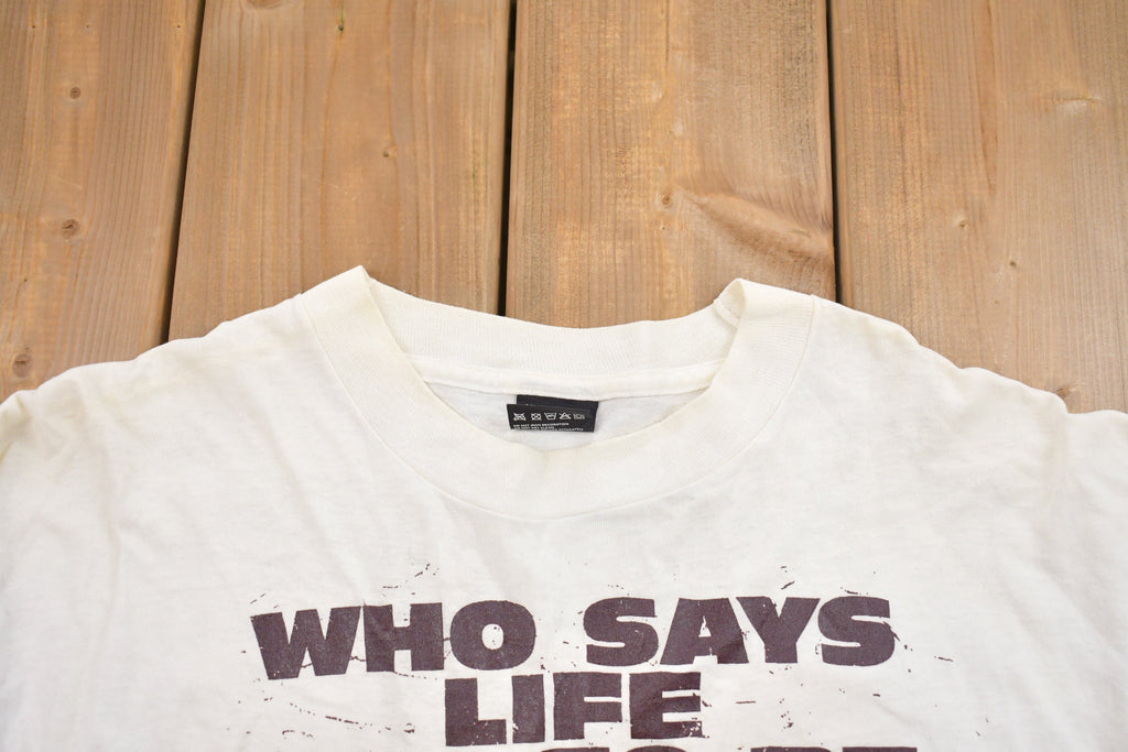 Vintage 1990s Softball Graphic Long Sleeve Shirt