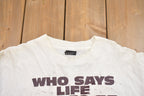 Vintage 1990s Softball Graphic Long Sleeve Shirt