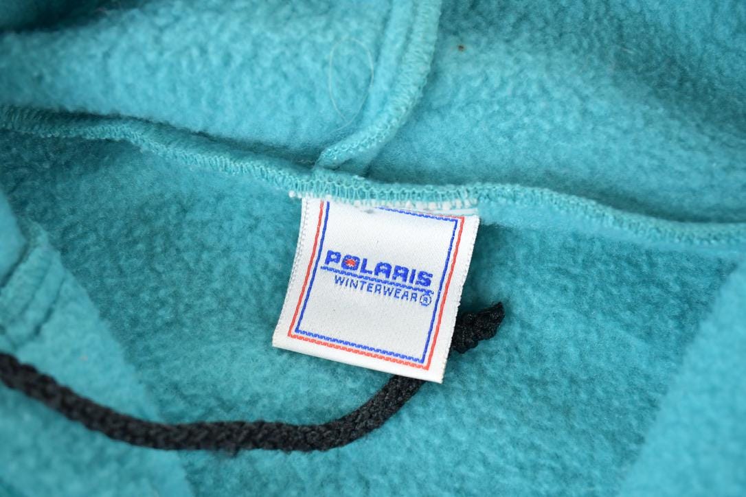 Vintage 1990s Polaris Fleece Outdoorsman Hoodie Sweater