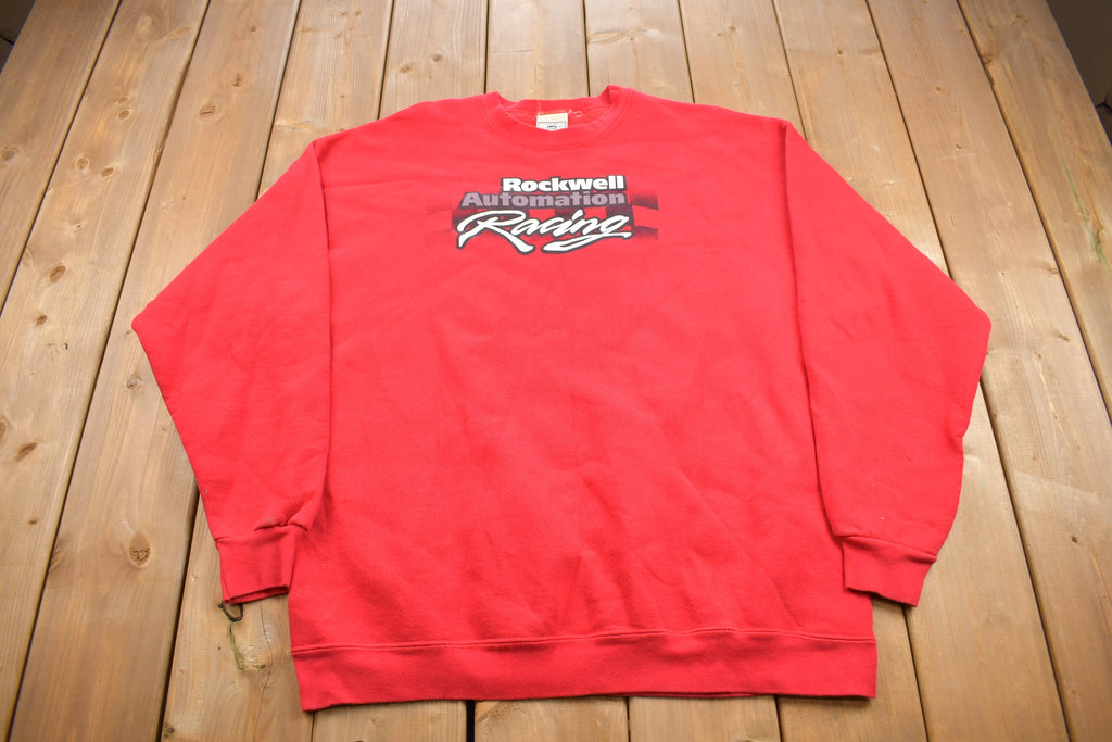 Vintage 1990s Rockwell Automation Racing Crewneck Sweatshirt
