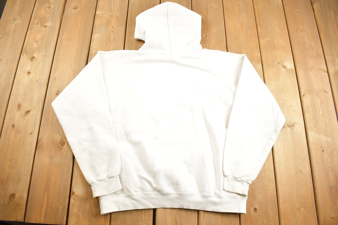 Vintage 1990s Bianchi College Hong Kong Front Pocket Collegiate Hoodie Sweatshirt