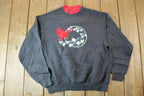 Vintage 1990s Cardinal Double Collar Embroidered Crewneck