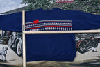 Vintage 1990s Cut And Sew Embroidered Pattern Crewneck /