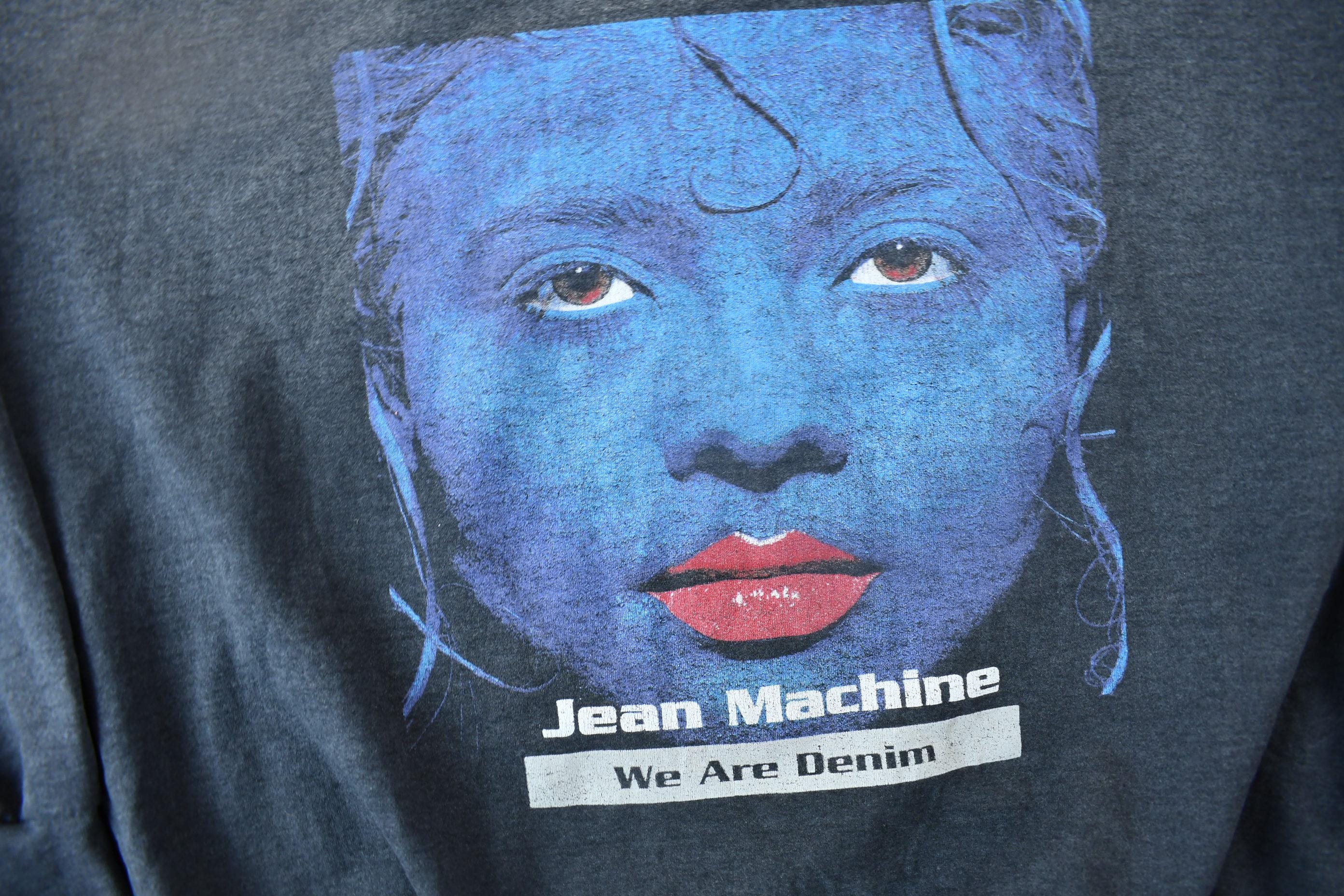 Vintage 1990s Jean Machine "We Are Denim" Graphic Crewneck Sweatshirt