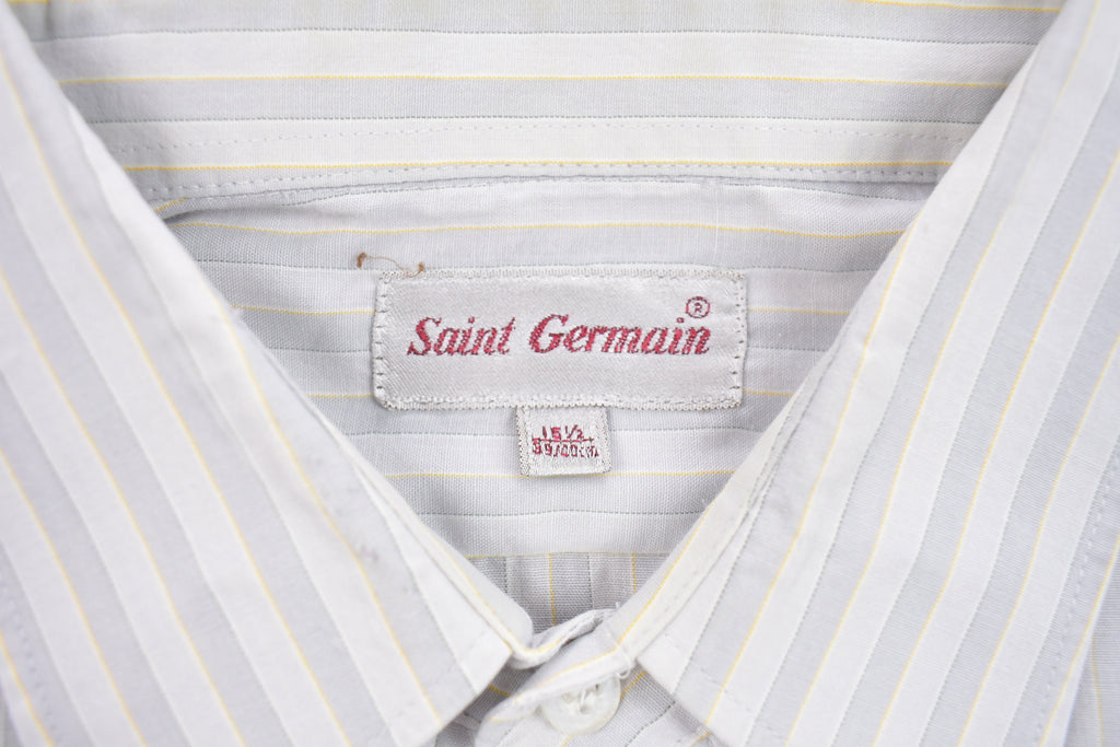 Vintage 1990s Saint Germain Button Up Dress Shirt