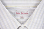 Vintage 1990s Saint Germain Button Up Dress Shirt