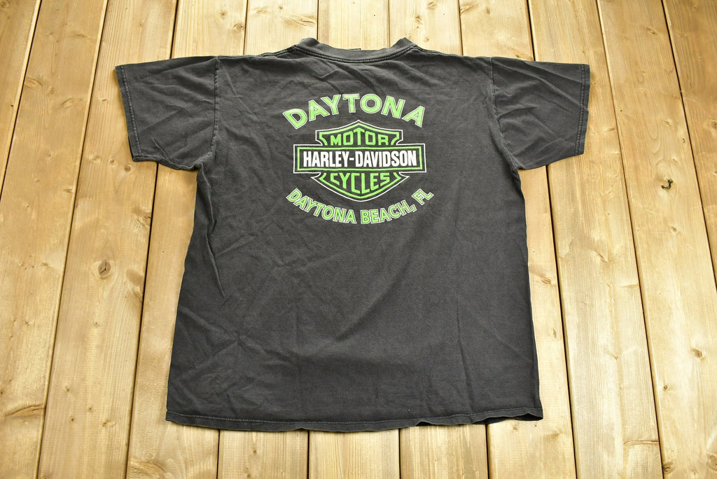 Vintage 1999 Harley Davidson Motorcycles Daytona bike Week 2000 T-Shirt