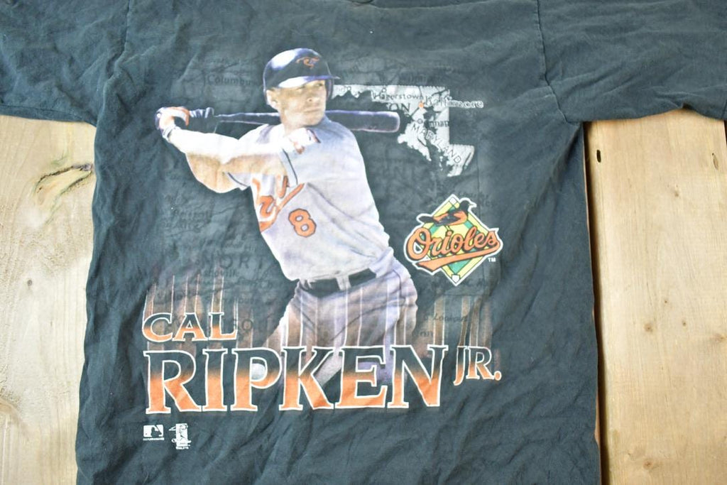 Vintage 1990s Cal Ripken Jr MLB Graphic T-Shirt Youth L