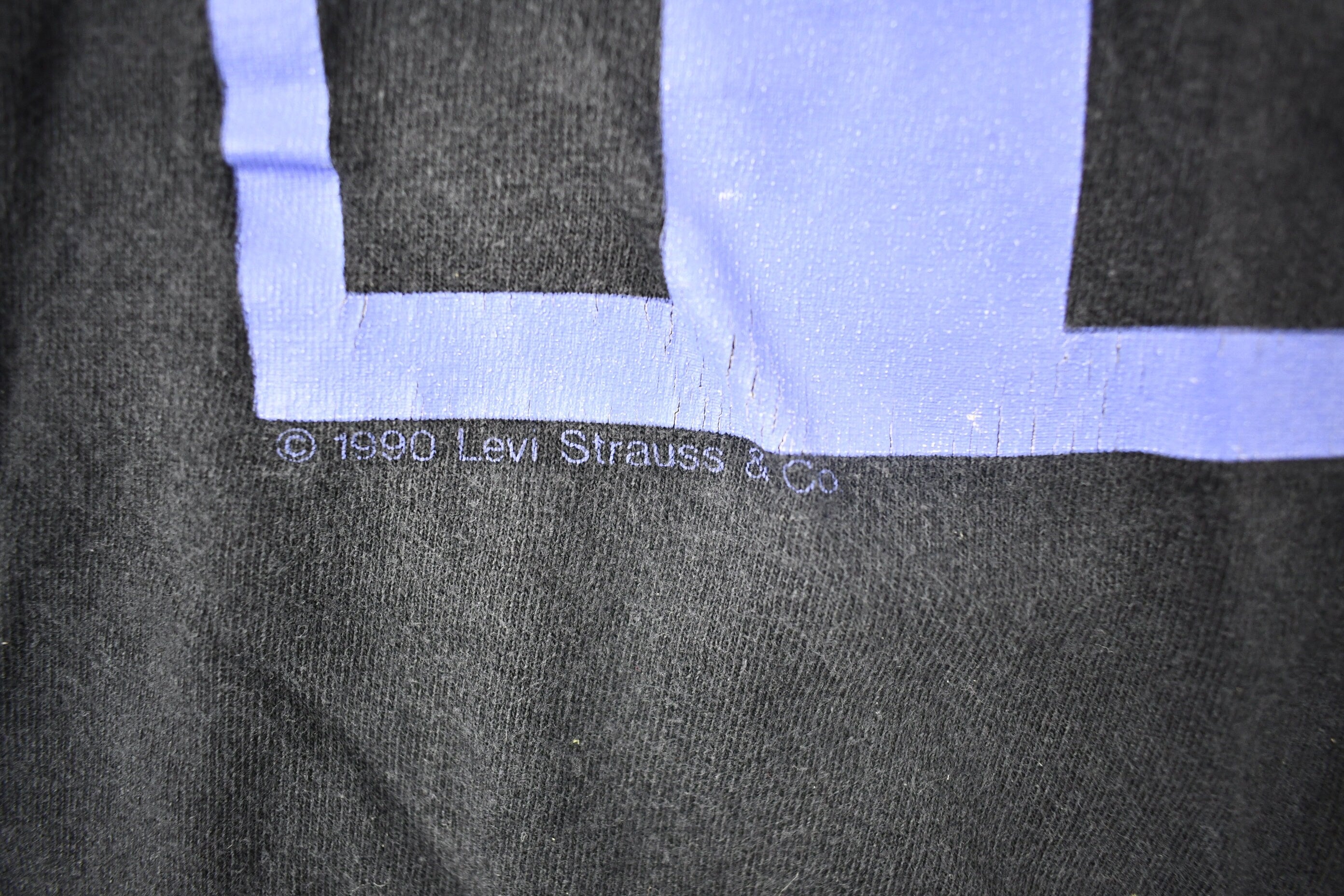 Vintage 1990 Levi's "Button Your Fly" Graphic T-Shirt