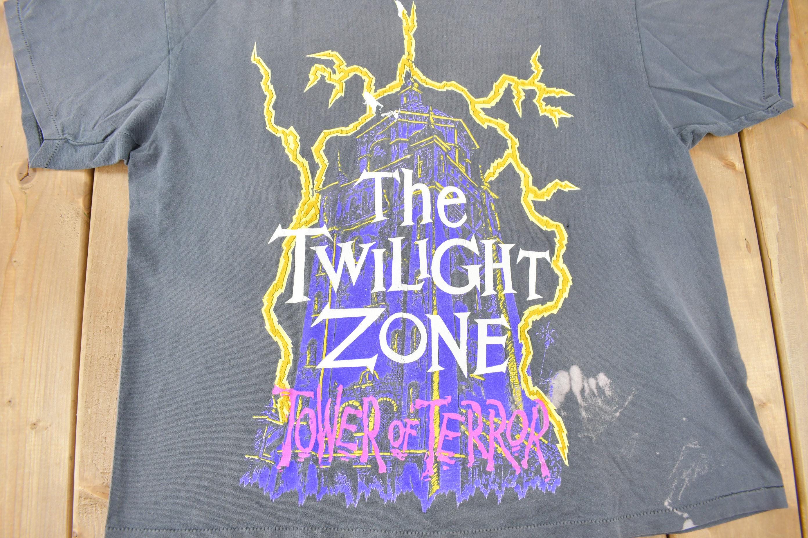 Vintage 1990s Disney Designs The Twilight Zone Tower of Terror T Shirt