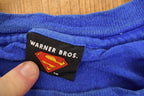 Vintage Y2K Warner Bros Superman Souvenir Superhero T-Shirt Men's L