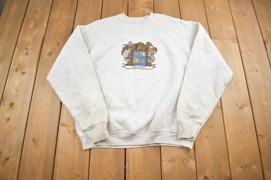 Vintage 1990s Billman Crest Crewneck Sweatshirt